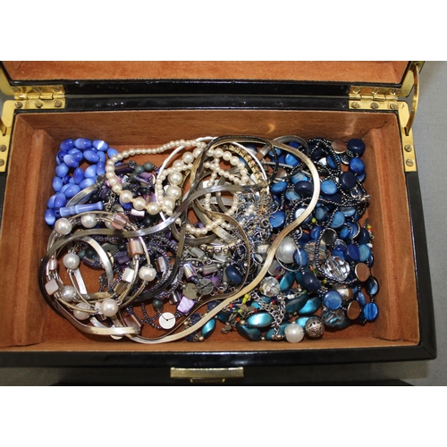 346 - Jewellery Items In Jewellery Box