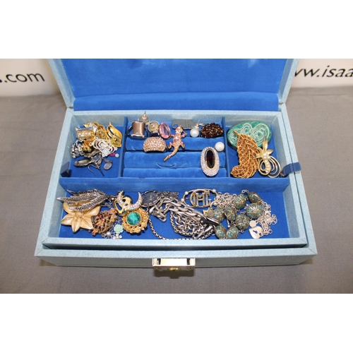 350 - Jewellery Items In Jewellery Box