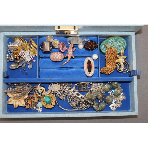 350 - Jewellery Items In Jewellery Box