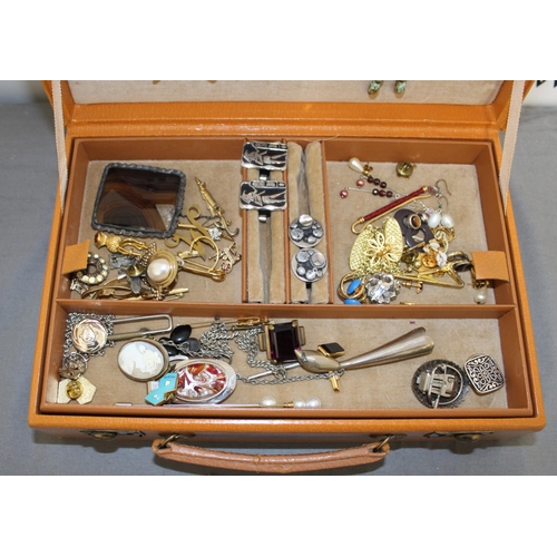 351 - Jewellery Items In Jewellery Box