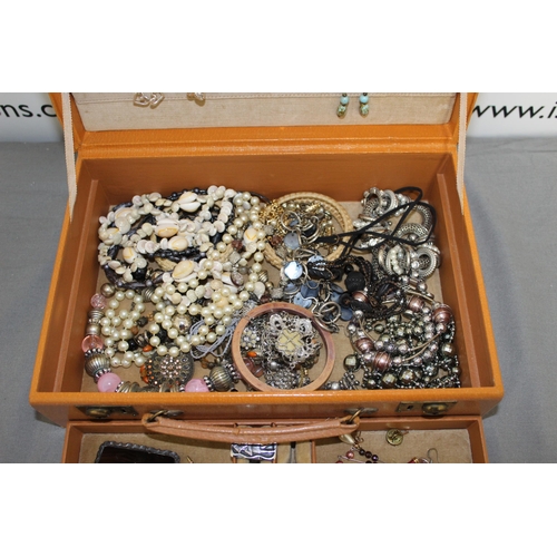 351 - Jewellery Items In Jewellery Box