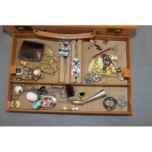 351 - Jewellery Items In Jewellery Box