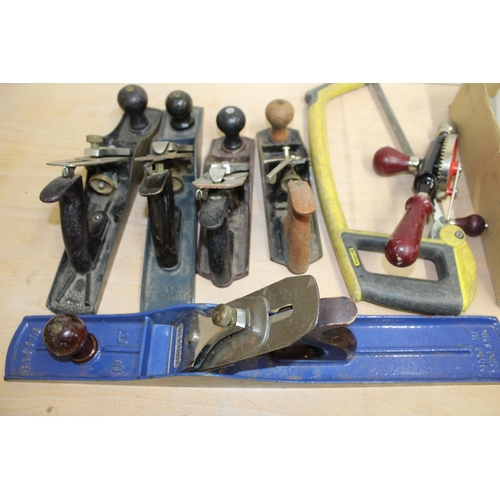 94 - Large Quantity of Tools - Number 4,5 and 7 Planes ( Record etc) plus other Tools