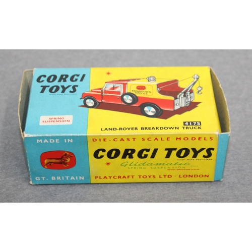 743 - Boxed Corgi Toys Land-Rover Breakdown Truck 4175