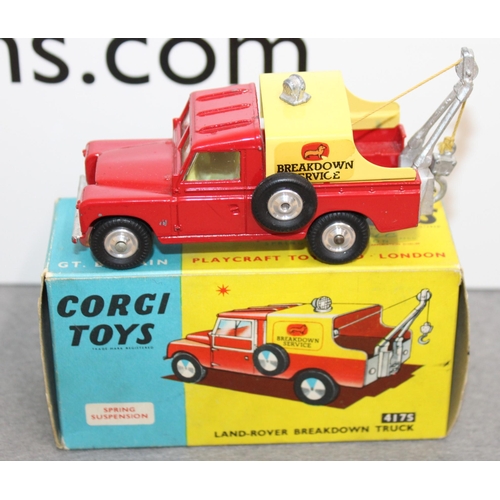 743 - Boxed Corgi Toys Land-Rover Breakdown Truck 4175