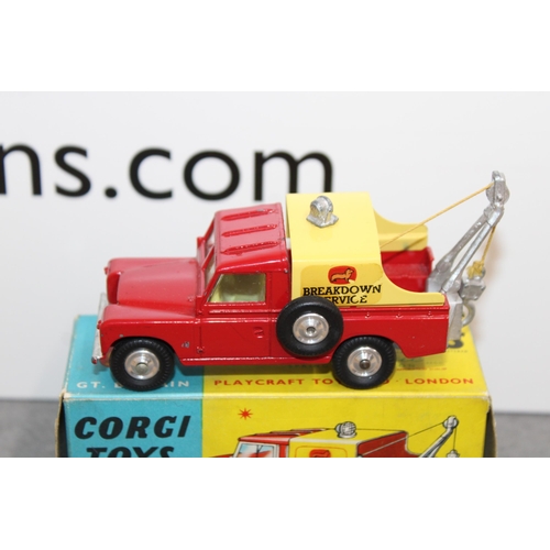 743 - Boxed Corgi Toys Land-Rover Breakdown Truck 4175