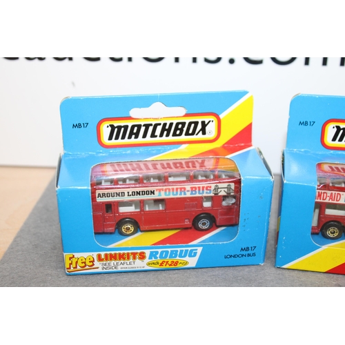 749 - Matchbox Pair Of Boxed Buses