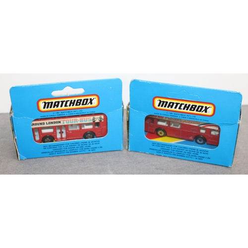 749 - Matchbox Pair Of Boxed Buses