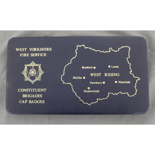 73 - Limited Edition No 380 - Collection Of West Yorkshire Fire Service Badges