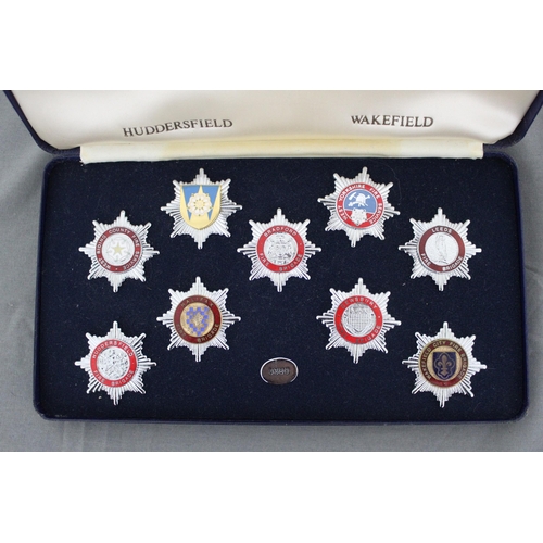 73 - Limited Edition No 380 - Collection Of West Yorkshire Fire Service Badges