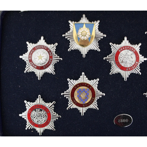 73 - Limited Edition No 380 - Collection Of West Yorkshire Fire Service Badges