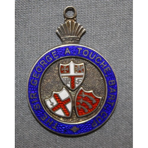 421 - Silver Hallmarked 1938-39 Football winners Fob