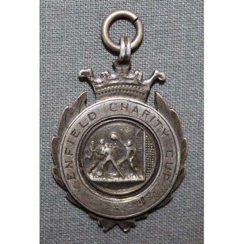 424 - Silver Hallmarked Enfield Charity Cup 1910-11 Tottenhan Alpine FC