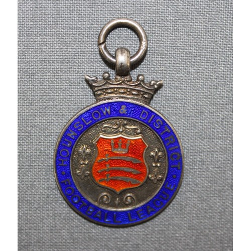 428 - Silver Hallmarked Football League Fob