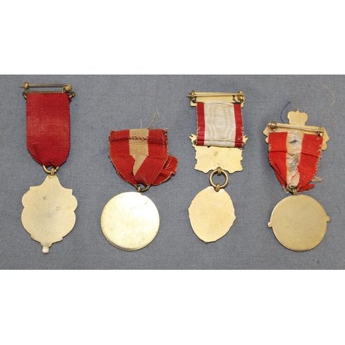 75 - Four Vintage Medals - Medical Theme