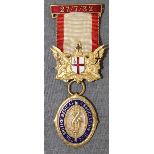 75 - Four Vintage Medals - Medical Theme