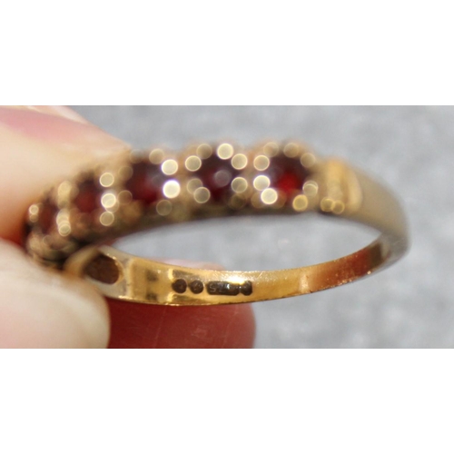 531 - Stamped 375 Gold Ring Size-N Total Weight-2.31g