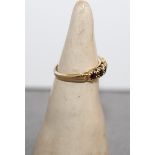 531 - Stamped 375 Gold Ring Size-N Total Weight-2.31g