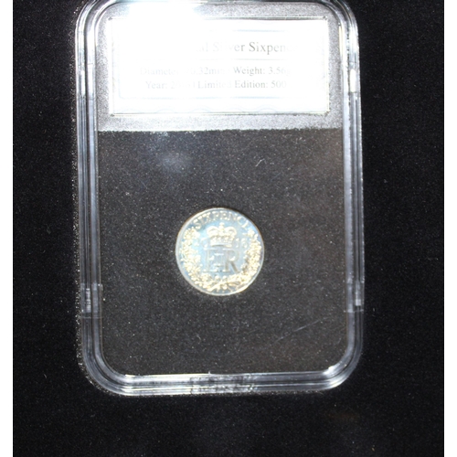 294 - Boxed The Silver Sixpence Pair 2016 & 1945