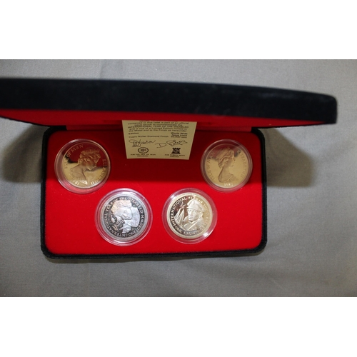 298 - Boxed 1981 Year Of The Disabled Isle Of Man Crown Collection Diamond Finish