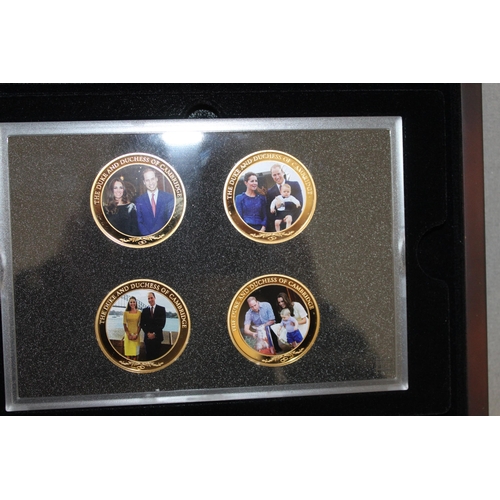 300 - Two Boxed 2014 Royal Tour Coin Sets