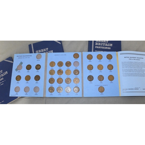 301 - Four Great Britain Pennies Collections (One Folder Empty)