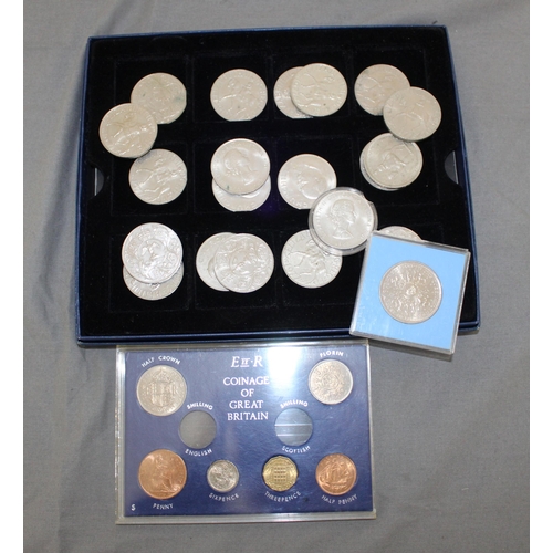 302 - Collection Of Collectable Coins Commemorative Etc