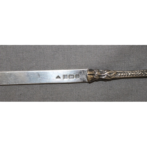 454 - Silver Hallmarked Paper Knife