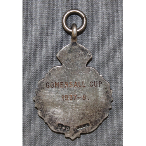 458 - Silver Hallmarked Enamelled Fob