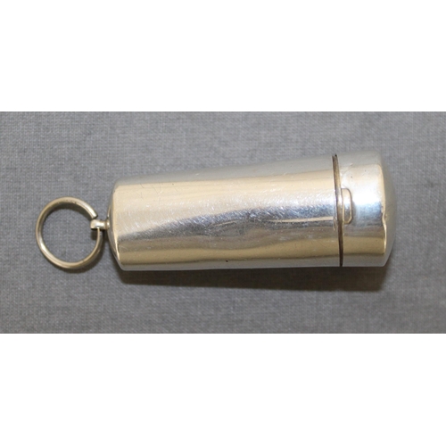 460 - Silver Hallmarked Case With Cigar Holder