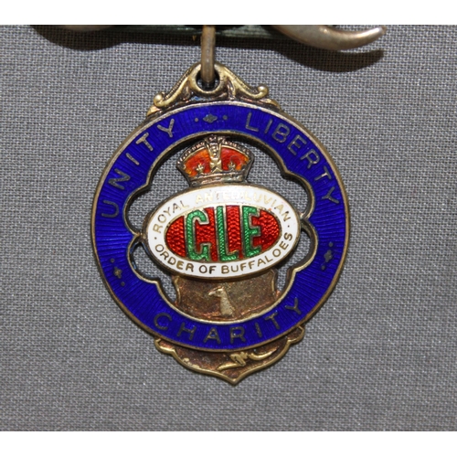 463 - Silver Hallmarked Masonic Medal