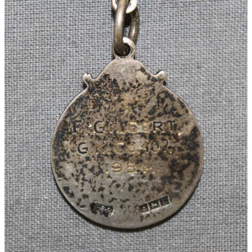 465 - Silver Hallmarked Enamelled Masonic Medal