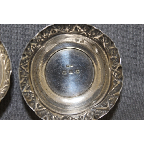 466 - Pair Of Silver Hallmarked Bon Bon Dishes
Diameter Of Top 5cm