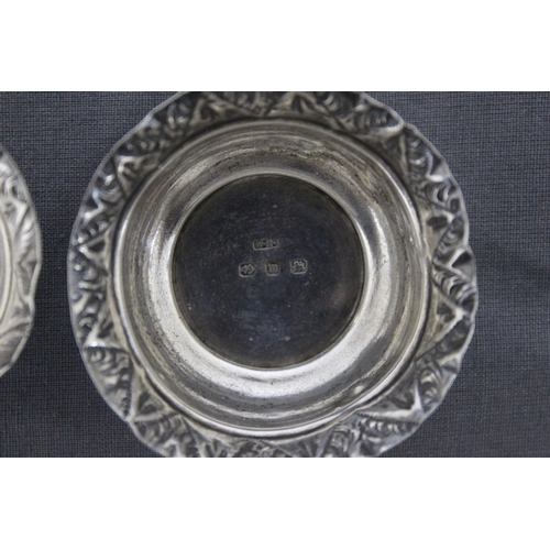 466 - Pair Of Silver Hallmarked Bon Bon Dishes
Diameter Of Top 5cm