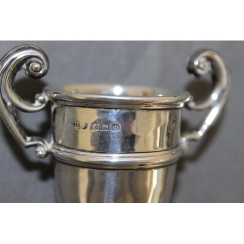 470 - Small Silver Hallmarked Trophy
Height 8cm