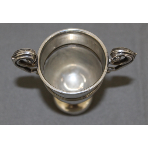 470 - Small Silver Hallmarked Trophy
Height 8cm