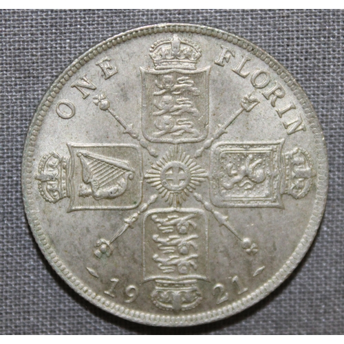 307 - 1921 One Florin Coin