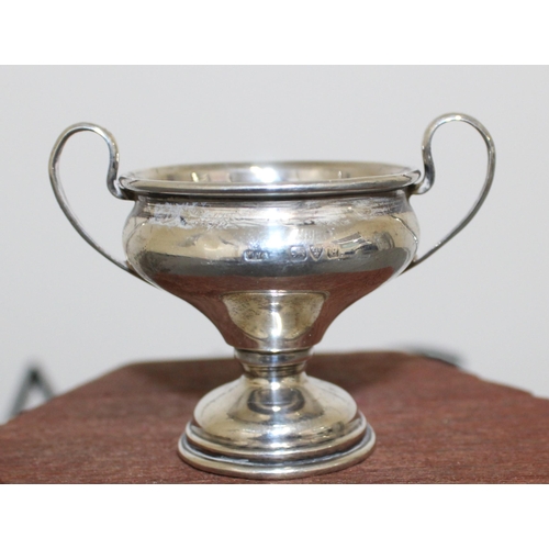 472 - Silver Hallmarked Small Trophy 
Height 4.5cm