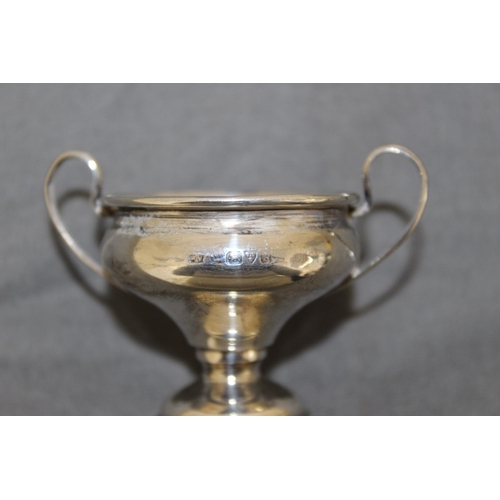 472 - Silver Hallmarked Small Trophy 
Height 4.5cm