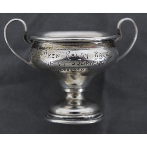 472 - Silver Hallmarked Small Trophy 
Height 4.5cm