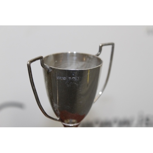 478 - Small Silver Hallmarked Trophy
Height 8cm