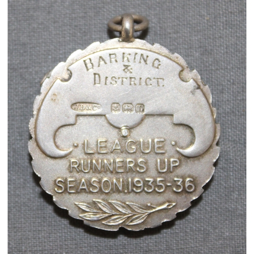 366 - Silver Hallmarked With Gold Inlay Taylor And Walker  Darts Competition Barking & District Season 193... 