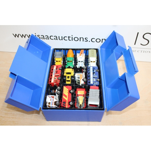 537 - Matchbox Carry Case Including 24 Superfast Models