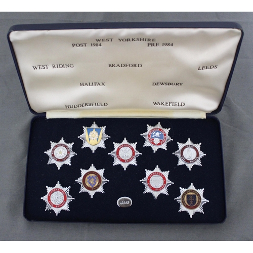 51 - Limited Edition No 380 - Collection Of West Yorkshire Fire Service Badges