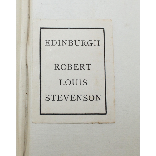 104 - Limited Edition. Stevenson, R. L. - Edinburgh. London: Seeley, Service & Co. Ltd. 1912. No.154/385. ... 