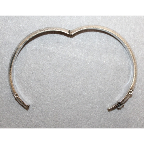 386 - Stamped 925 Bangle In A Box