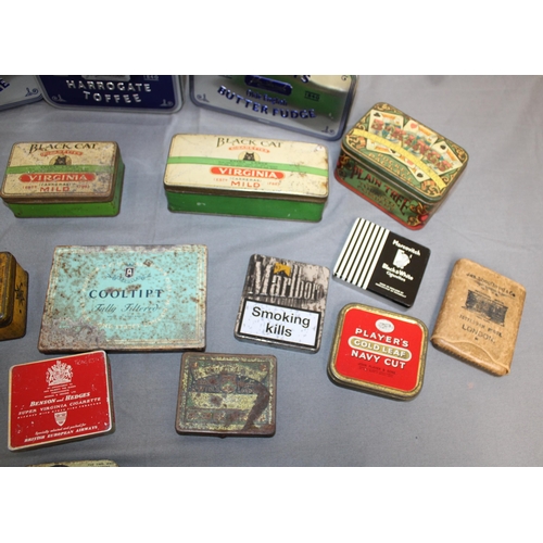 62 - A Collection Of Collectable Tins Old And New