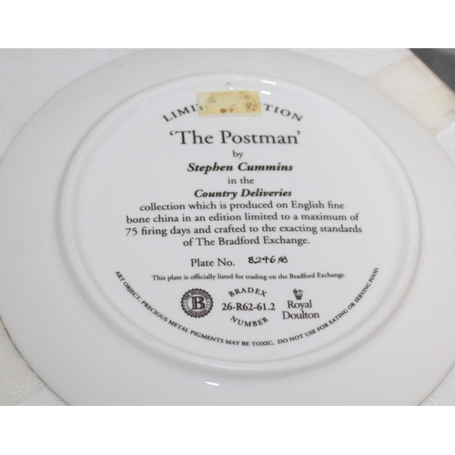 20 - Four Collectable Royal Doulton Plates With Certificates Two In Packaging Two Without
COLLECTION ONLY