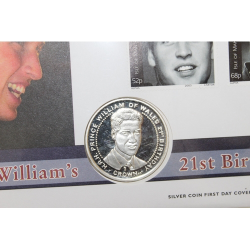 198 - The Prince 21St Birthday Silver Coin Cover