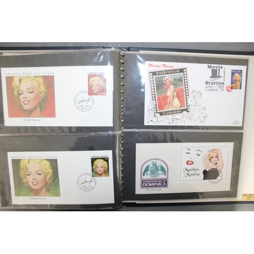 199 - Elvis Presley, Marilyn Monroe And Frank Sinatra Covers And Stamps